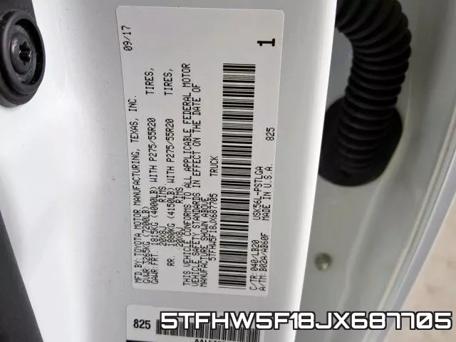 5TFHW5F18JX687705 фото 2