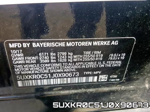 5UXKR0C51J0X90673 фото 2