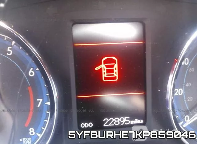 5YFBURHE7KP859046 фото 8