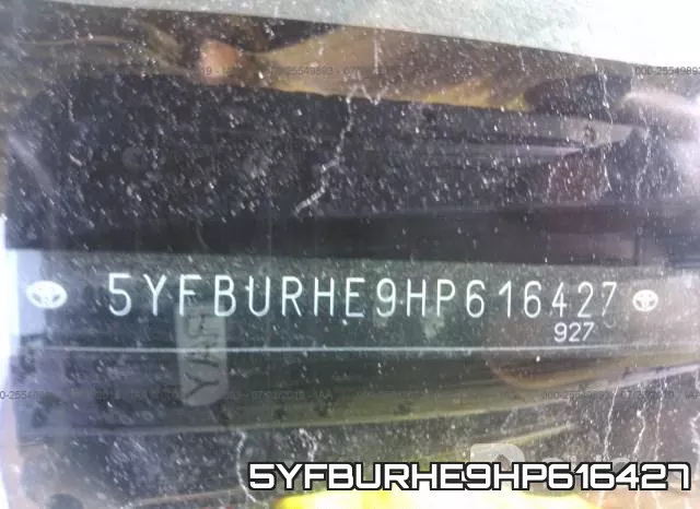 5YFBURHE9HP616427 фото 10