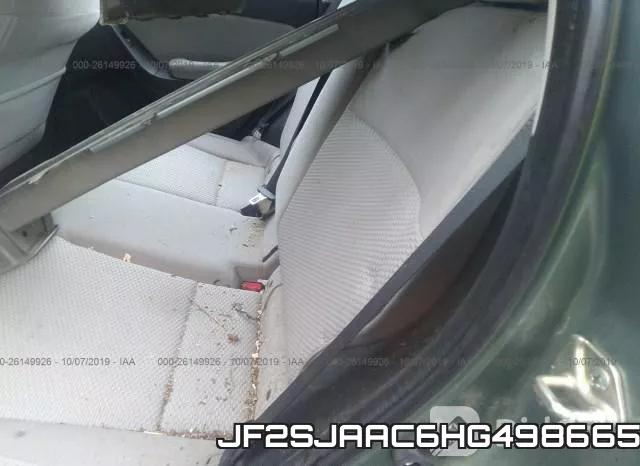 JF2SJAAC6HG498665 фото 9
