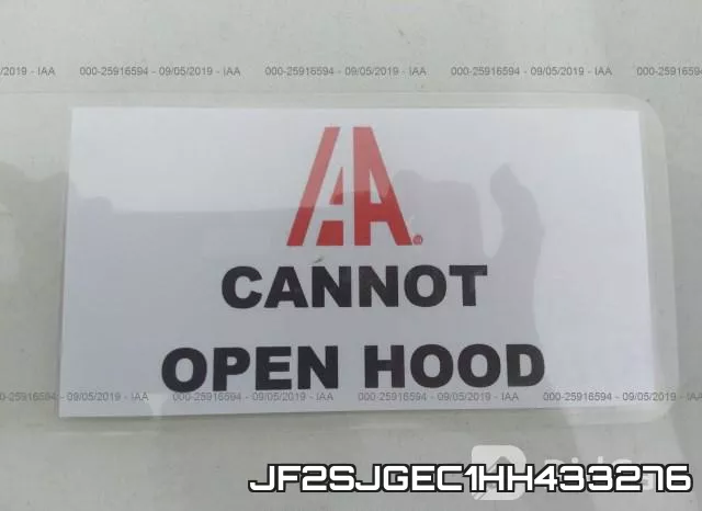 JF2SJGEC1HH433276 фото 2