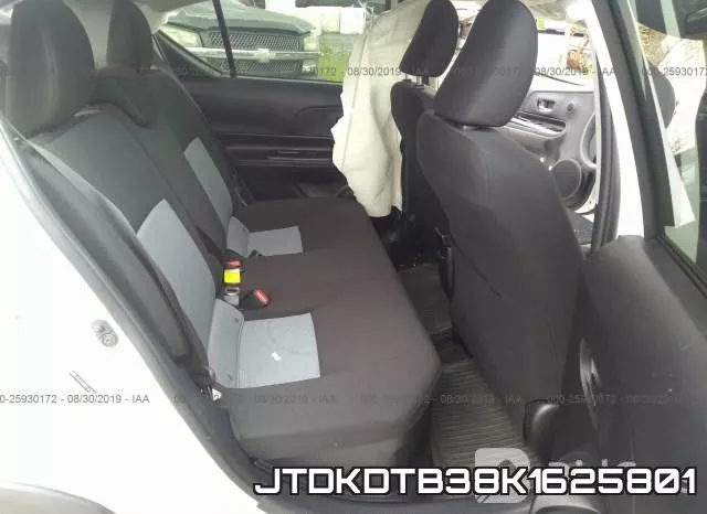 JTDKDTB38K1625801 фото 9