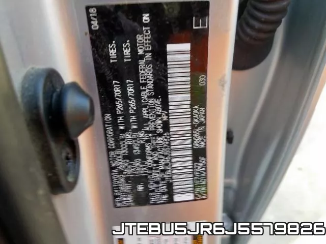 JTEBU5JR6J5579826 фото 2