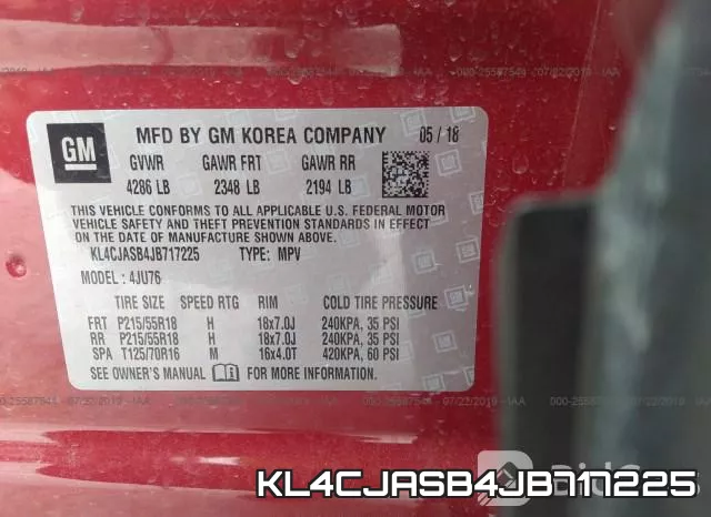 KL4CJASB4JB717225 фото 10