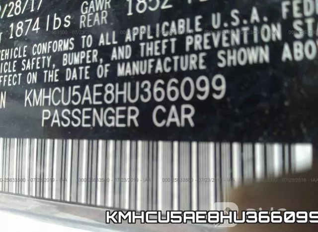 KMHCU5AE8HU366099 фото 9
