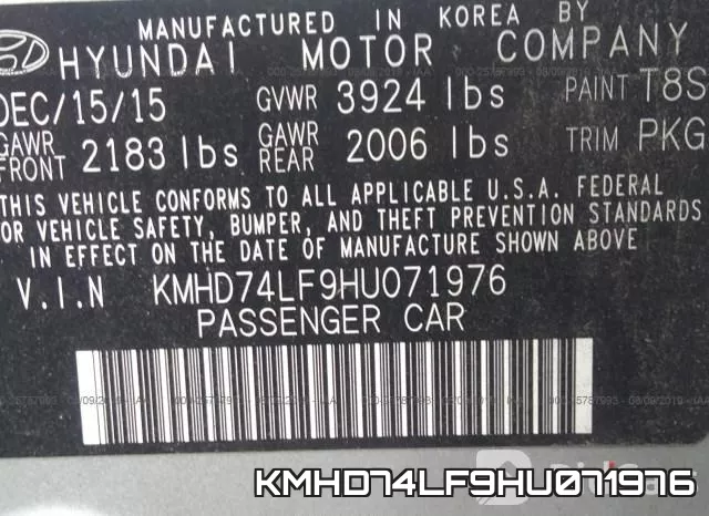 KMHD74LF9HU071976 фото 10