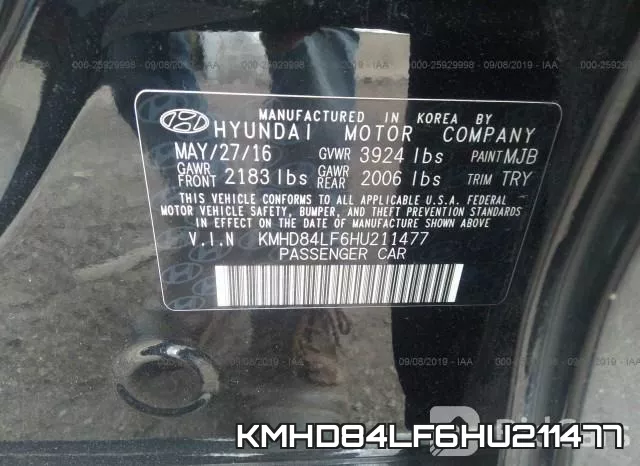 KMHD84LF6HU211477 фото 10