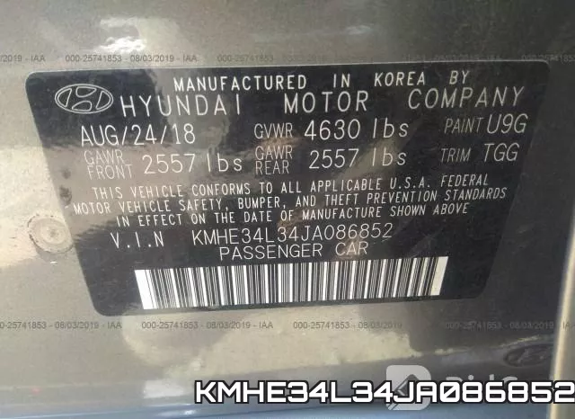 KMHE34L34JA086852 фото 10