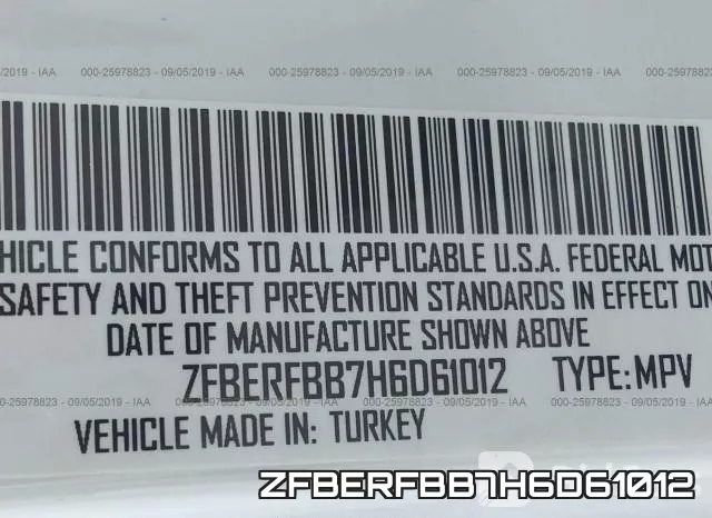 ZFBERFBB7H6D61012 фото 10