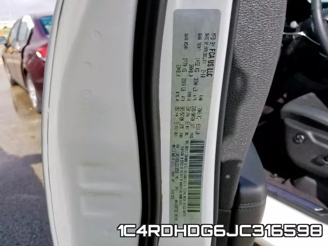 1C4RDHDG6JC316598 фото 2