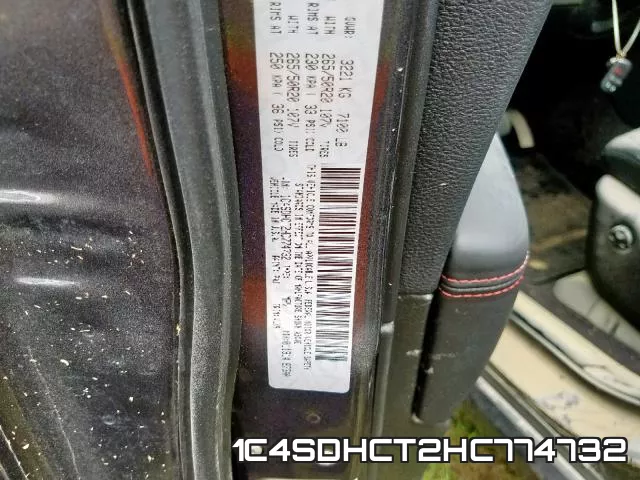 1C4SDHCT2HC774732 фото 2