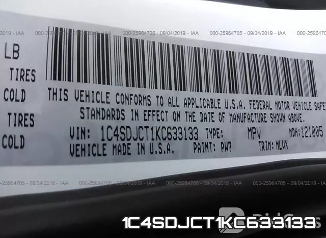 1C4SDJCT1KC633133 фото 10