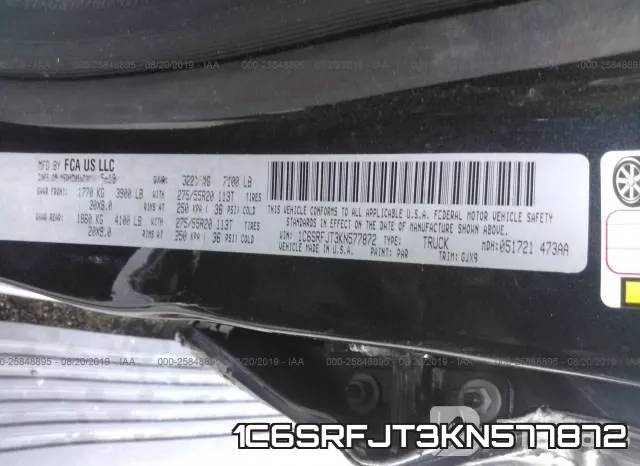 1C6SRFJT3KN577872 фото 10