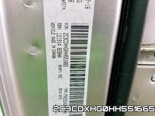 2C3CDXHG0HH551665 фото 2