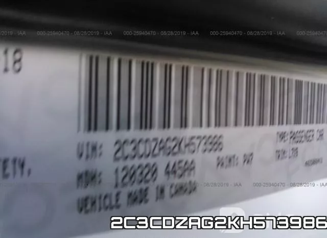 2C3CDZAG2KH573986 фото 10