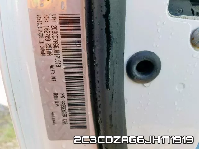 2C3CDZAG6JH171919 фото 2