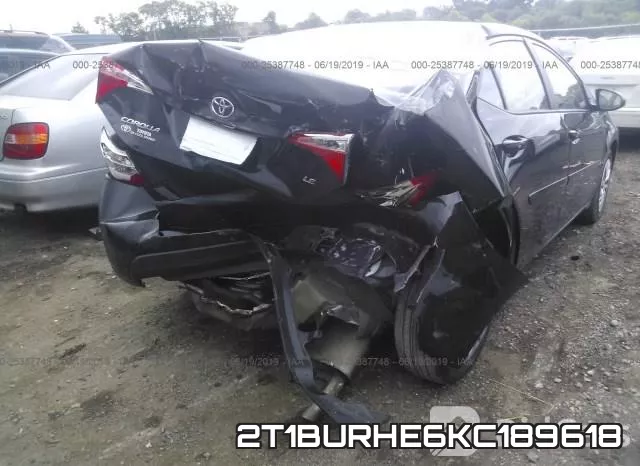 2T1BURHE6KC189618 фото 5
