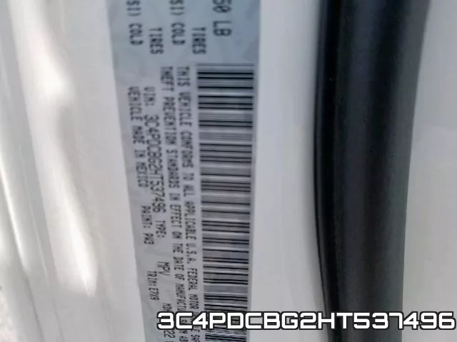 3C4PDCBG2HT537496 фото 2