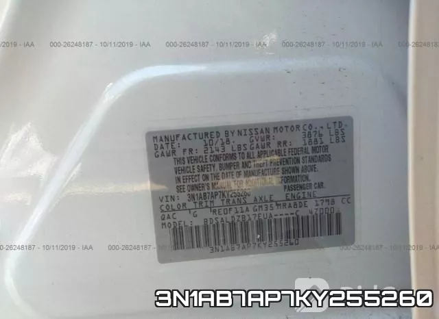 3N1AB7AP7KY255260 фото 10