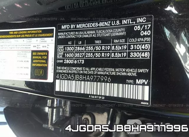 4JGDA5JB8HA977996 фото 9
