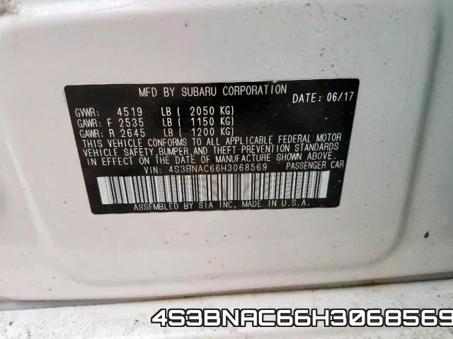 4S3BNAC66H3068569 фото 2
