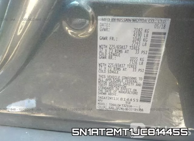 5N1AT2MT1JC814455 фото 10