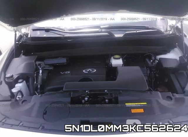 5N1DL0MM3KC562624 фото 2
