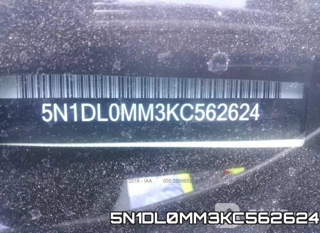 5N1DL0MM3KC562624 фото 10