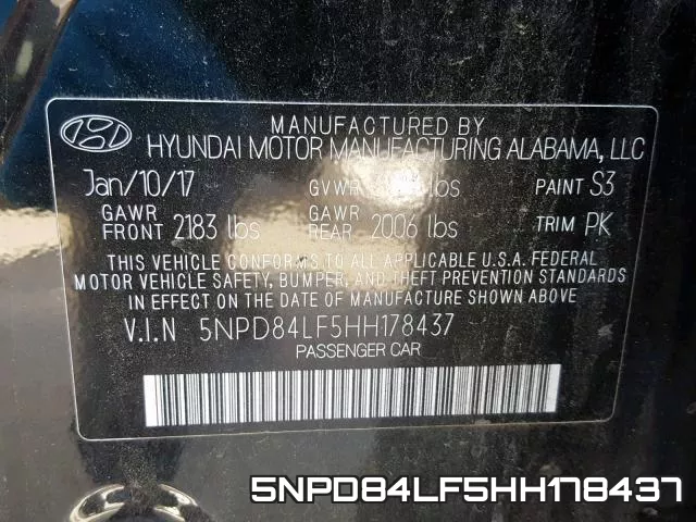 5NPD84LF5HH178437 фото 2