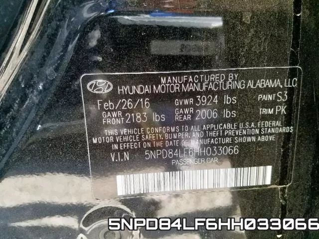 5NPD84LF6HH033066 фото 2