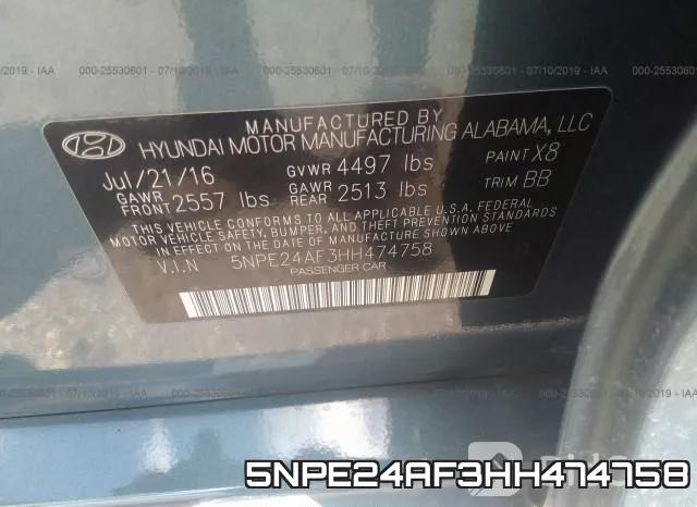 5NPE24AF3HH474758 фото 10