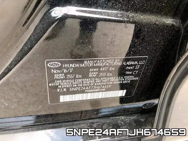 5NPE24AF7JH674659 фото 2