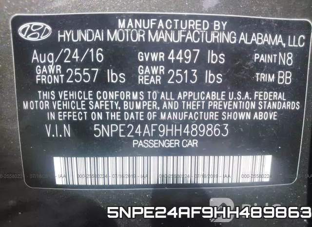 5NPE24AF9HH489863 фото 10