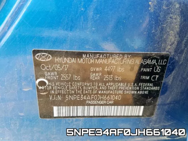 5NPE34AF0JH661040 фото 2