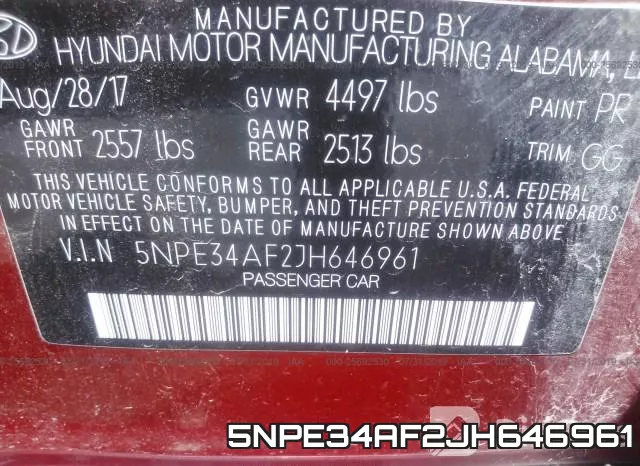 5NPE34AF2JH646961 фото 9