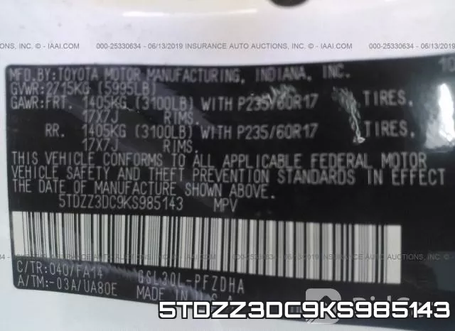 5TDZZ3DC9KS985143 фото 10