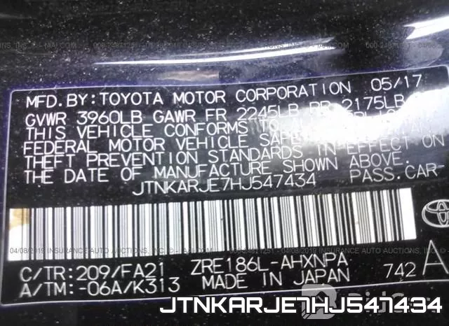 JTNKARJE7HJ547434 фото 10