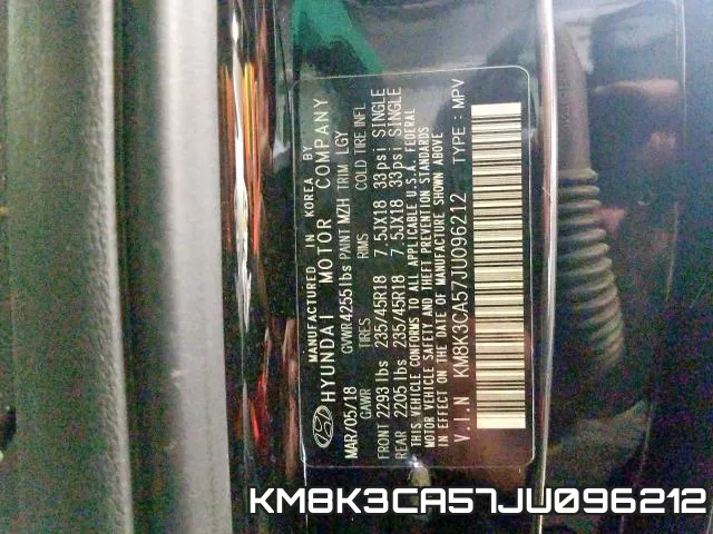 KM8K3CA57JU096212 фото 2