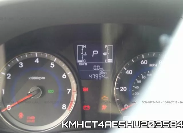 KMHCT4AE5HU203584 фото 8