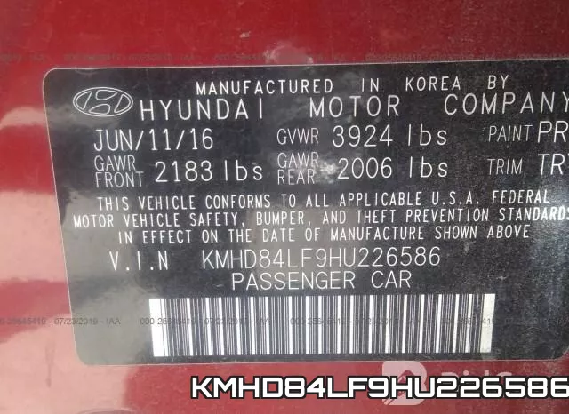 KMHD84LF9HU226586 фото 10