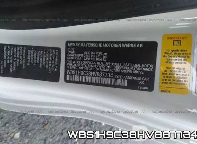 WBS1H9C38HV887734 фото 10