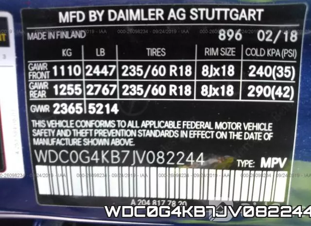 WDC0G4KB7JV082244 фото 10