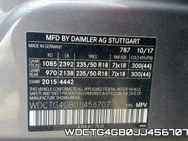 WDCTG4GB0JJ456707 фото 2