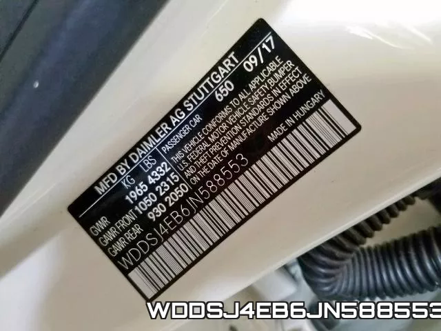 WDDSJ4EB6JN588553 фото 2