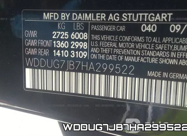 WDDUG7JB7HA299522 фото 10