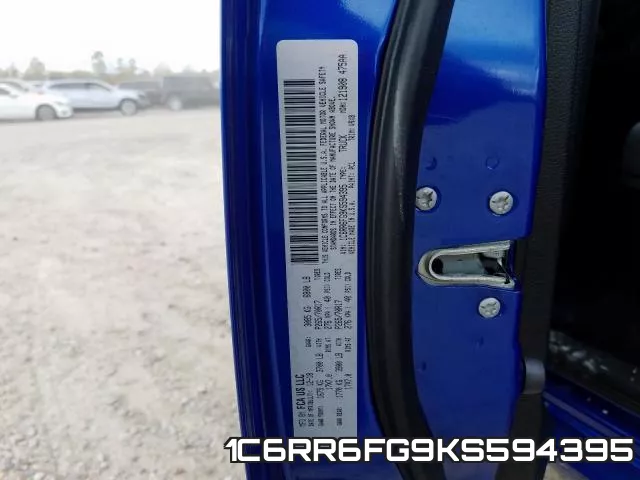 1C6RR6FG9KS594395 фото 2