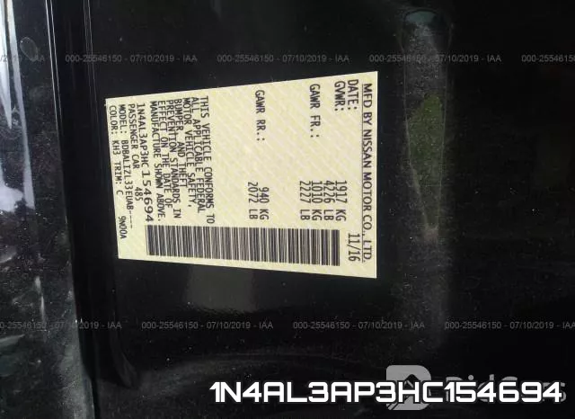 1N4AL3AP3HC154694 фото 10
