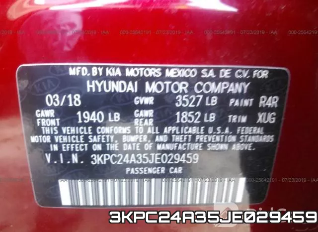 3KPC24A35JE029459 фото 10