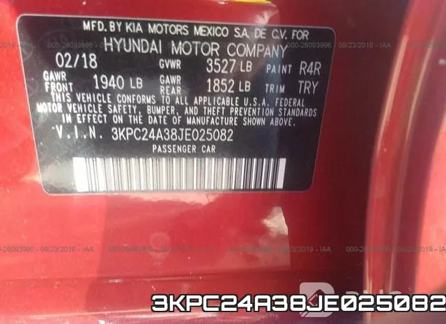 3KPC24A38JE025082 фото 10